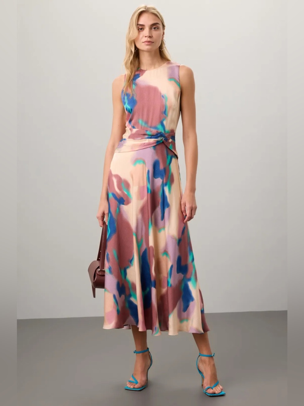 *Flawed RTR Tanya Taylor Cool Rose Christine Dress (0528)
